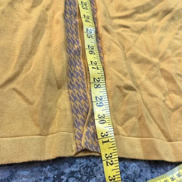 Antthony Mustard Knit cardigan with matching skirt NWT L - Picture 9 of 15